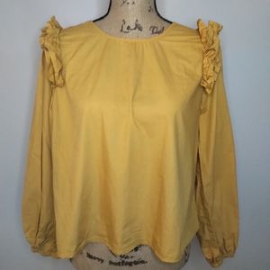 5/$25 Yellow Smock Top Medium